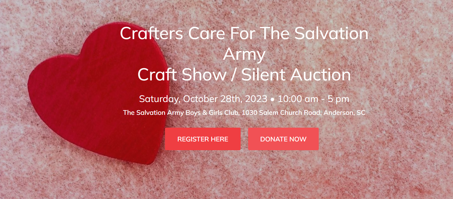 1st Annual Crafters Care For The Salvation Army Campaign