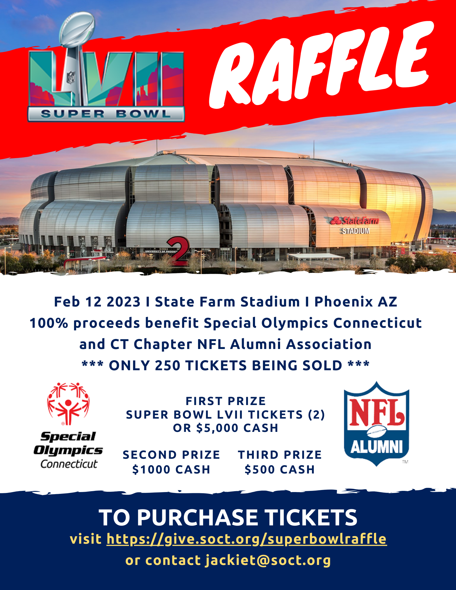 nfl super bowl ticket raffle