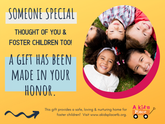 Donate to a safe and loving home for foster children.