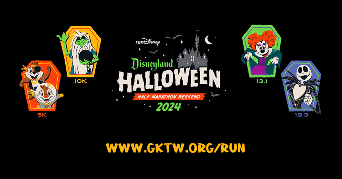 Run GKTW 2024 Disneyland Halloween Half Marathon Weekend Campaign