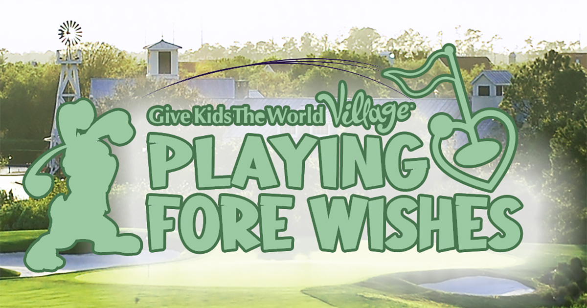 Playing Fore Wishes Golf Tournament Campaign