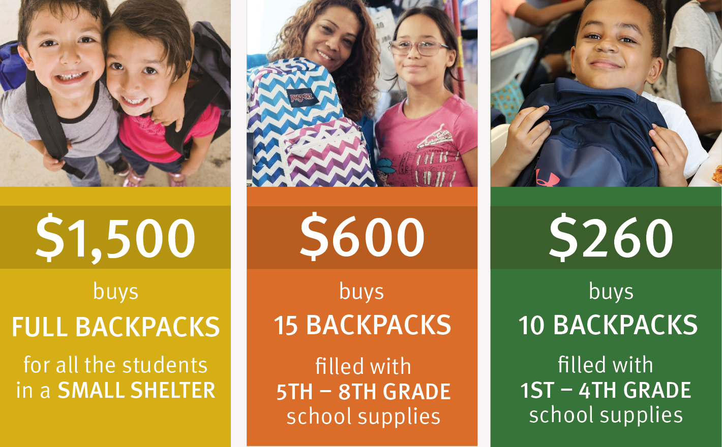 Operation Backpack® 2020 Campaign