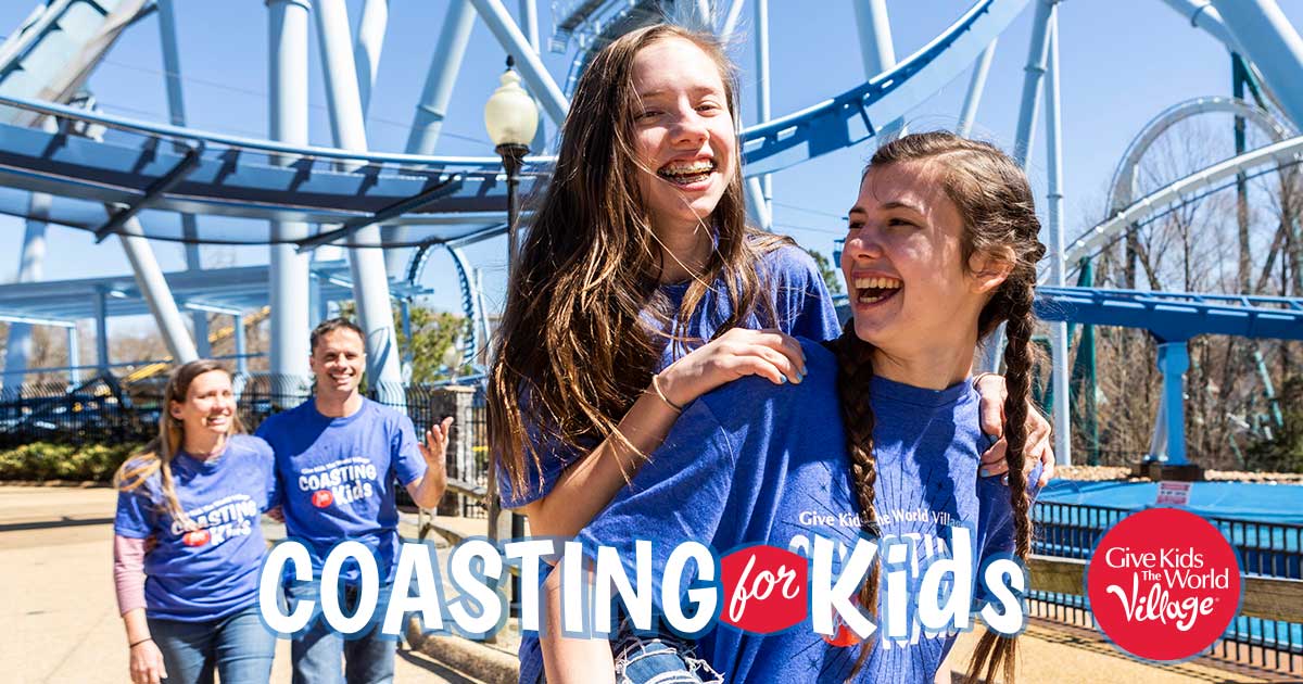 2021 Coasting for Kids Six Flags Over Texas Campaign