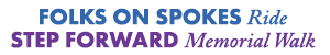 Go to the Folks on Spokes 30th Ride for Mental Health / Step Forward Memorial Walk 2020 landing page
