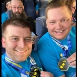 View Top Team - 'Brian and Matt's iPad Raffle and 10k Run!' team page using image