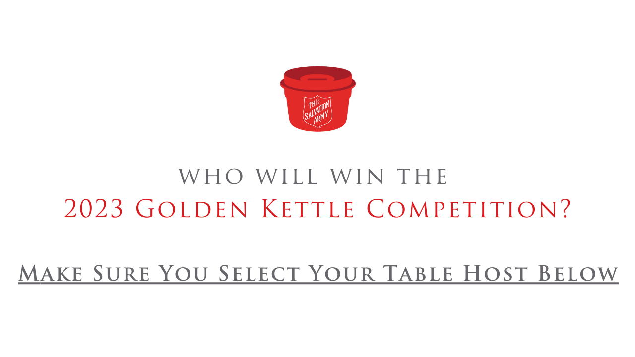 Your Invited! The Salvation Army's 15th Annual Christmas Kettle Luncheon, Los Angeles, lunch