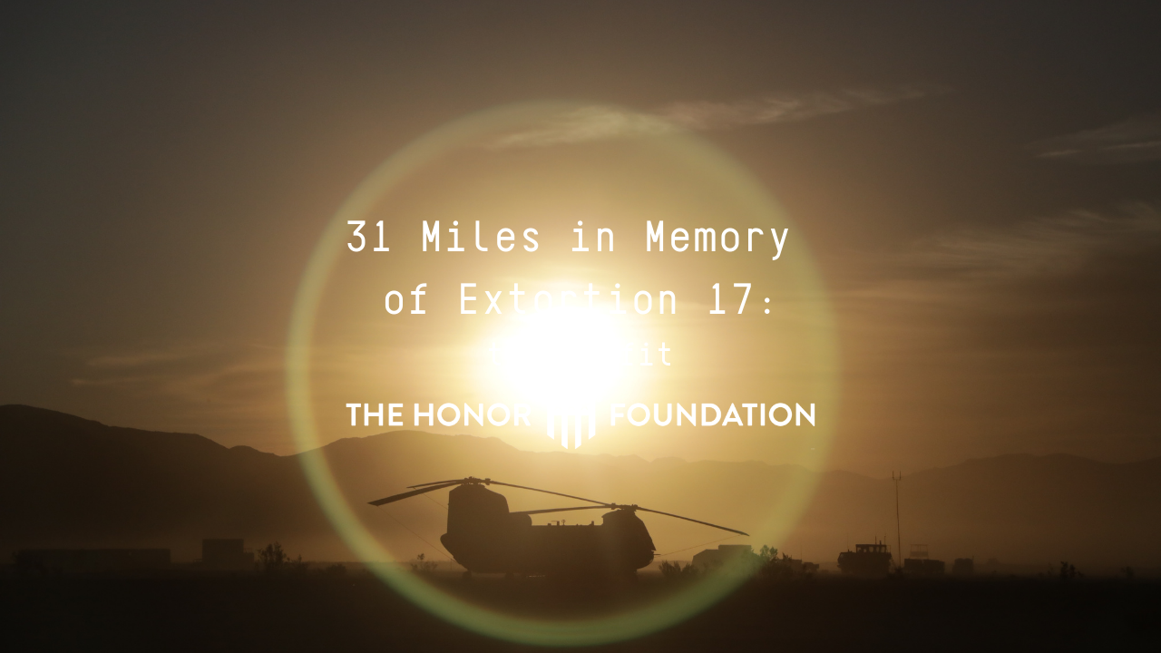 31 Miles in Memory of Extortion 17: To Benefit The Honor Foundation ...