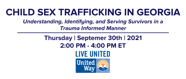 Child Sex Trafficking in GA - UWGA