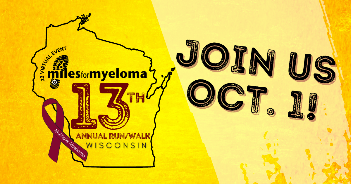 13th Annual Miles for Myeloma Virtual 2 Mile/5 Mile Walk/Run Campaign