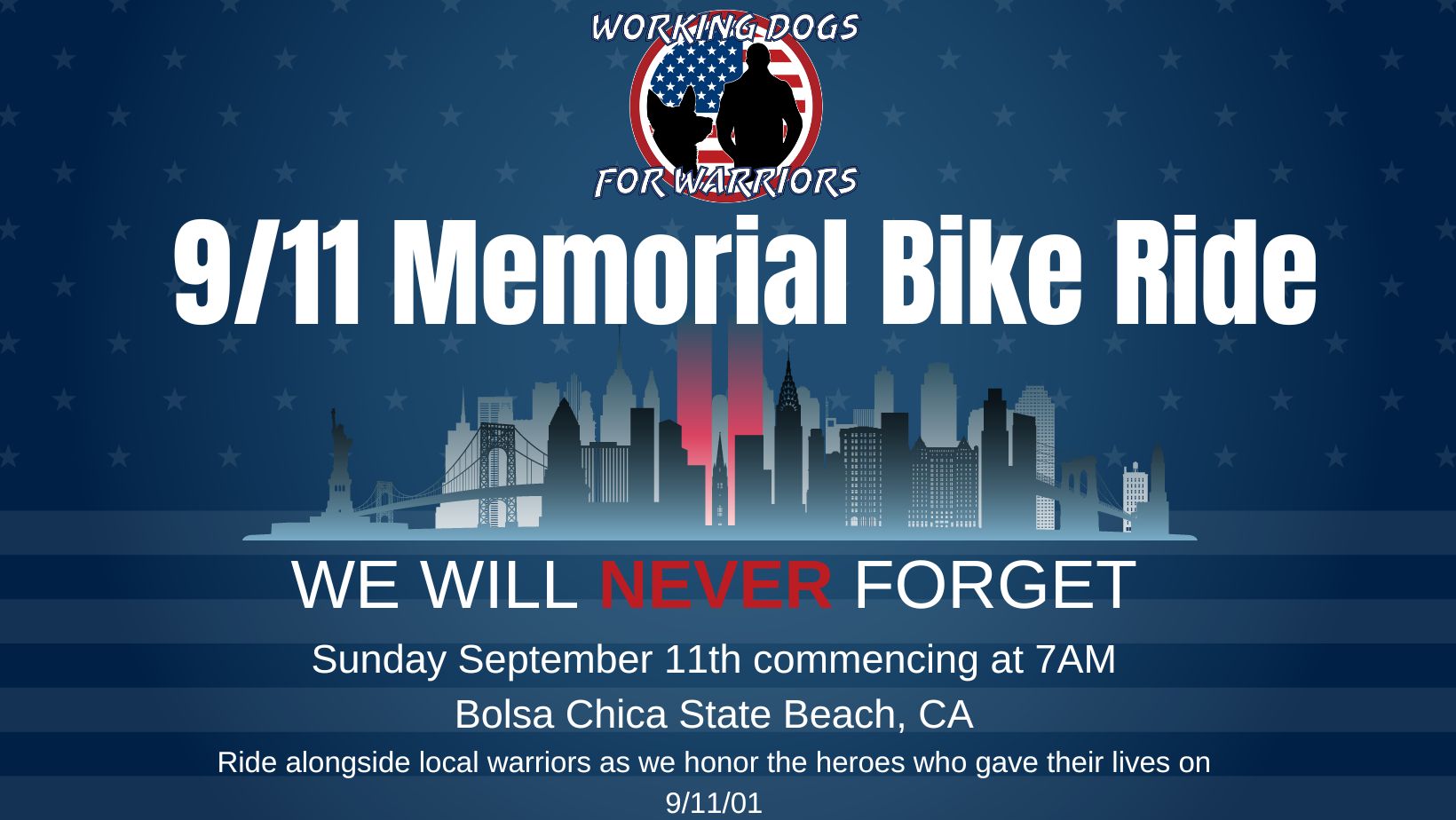 WDFW 9/11 Memorial Bike Ride Campaign