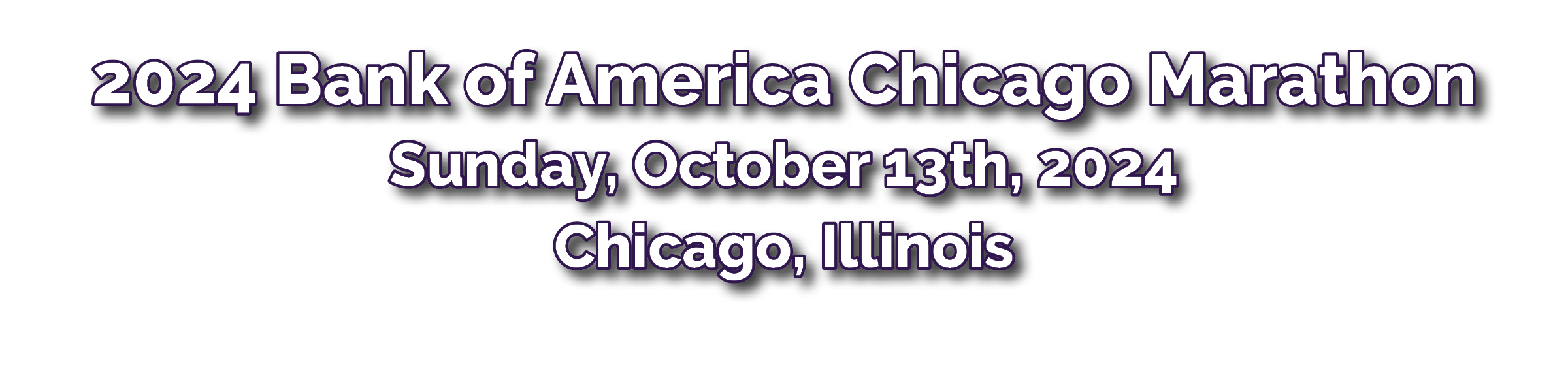 2024 Bank of America Chicago Marathon Campaign