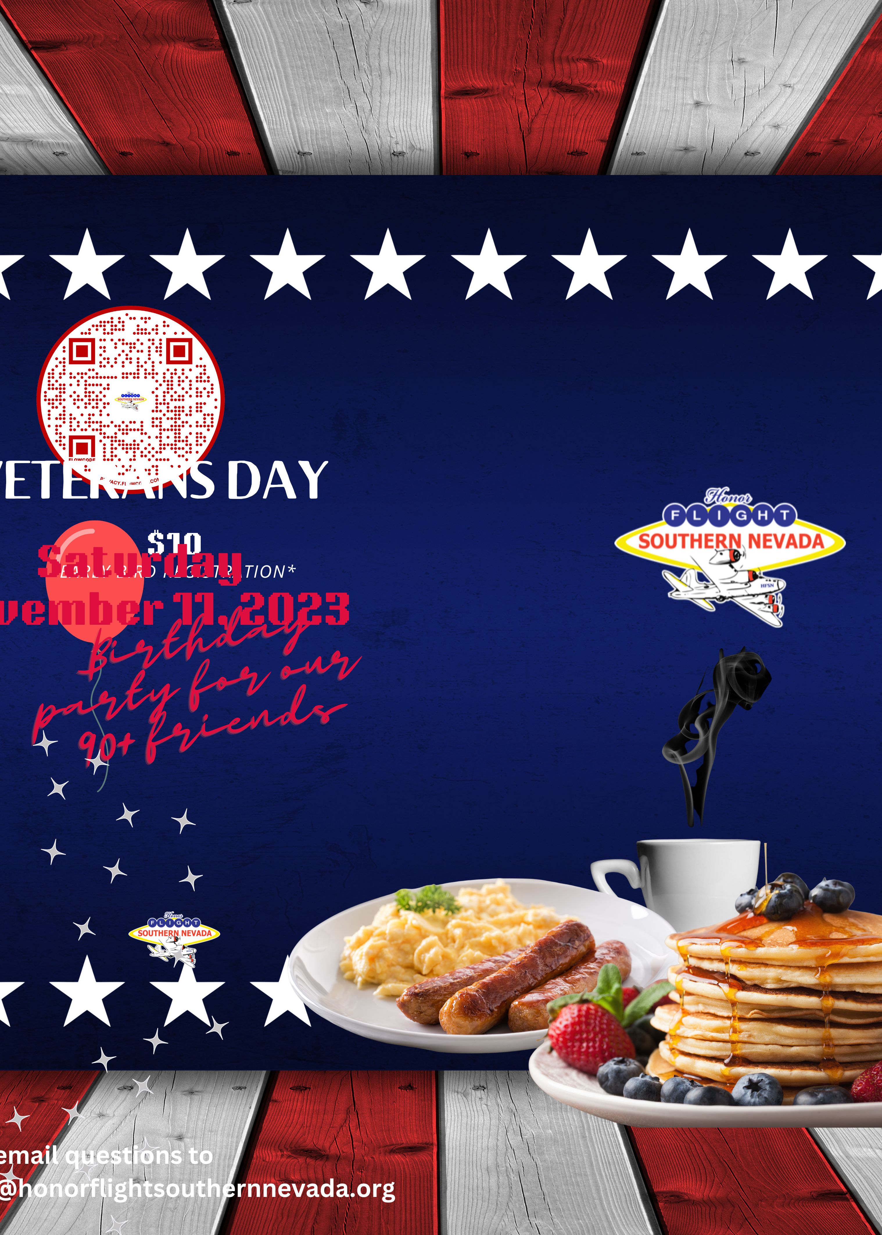 Pancakes for Patriots Veterans Day Campaign