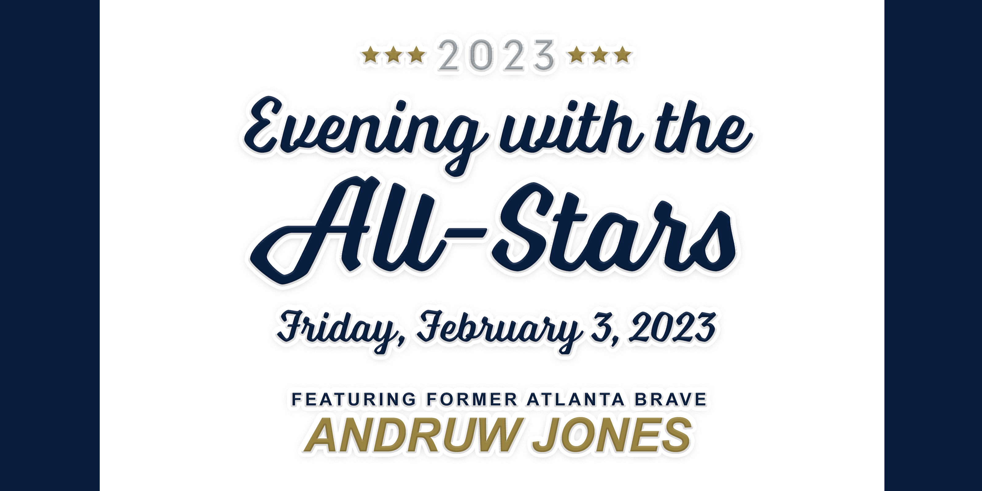 Andruw Jones to appear at GS Baseball Evening with the All-Stars - Grice  Connect