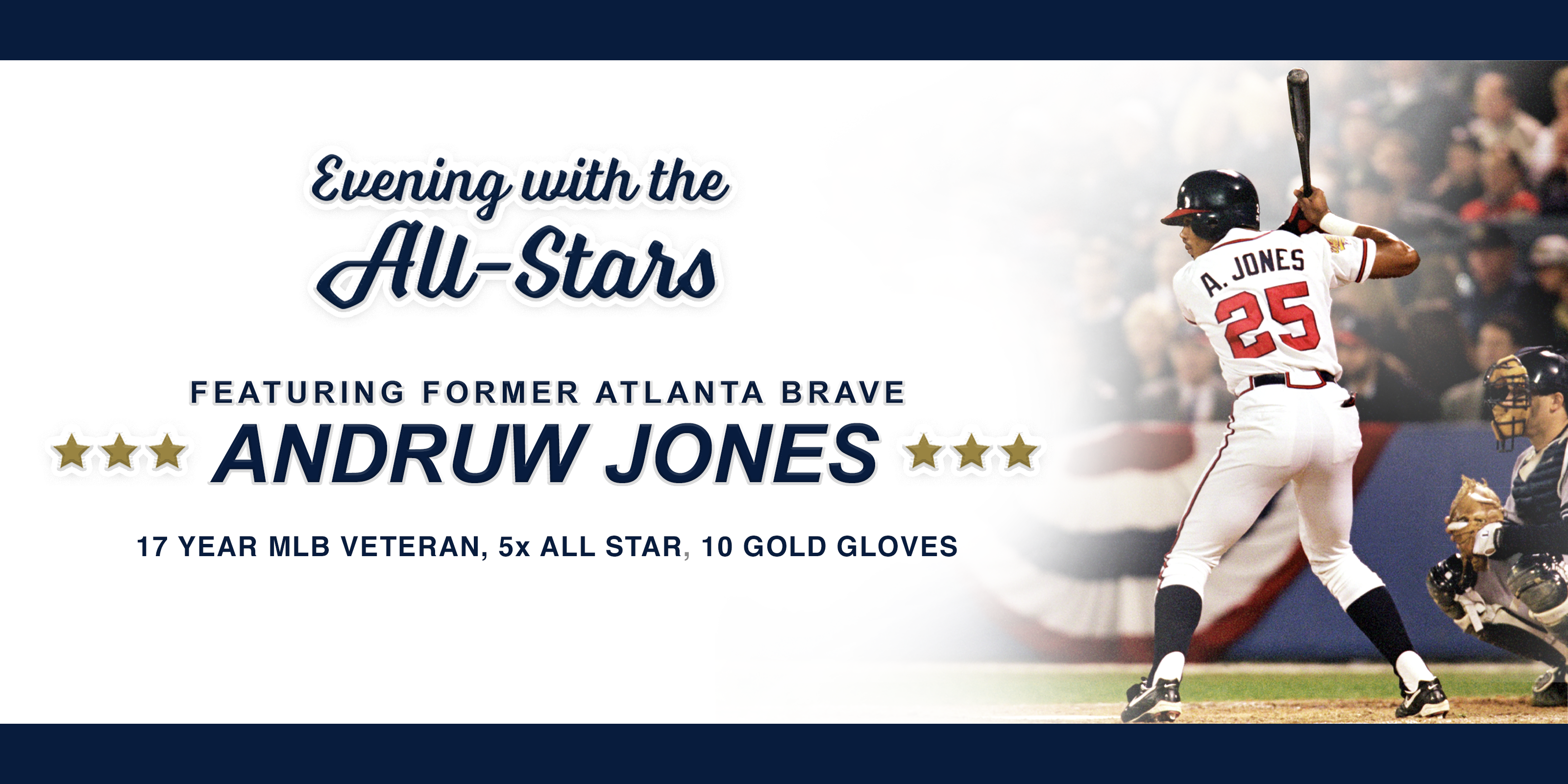 Andruw Jones to appear at GS Baseball Evening with the All-Stars