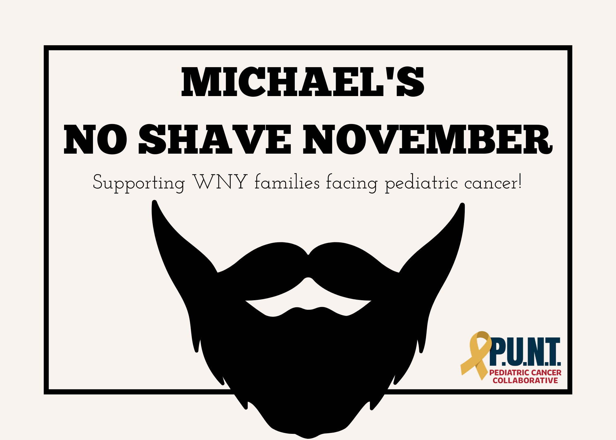 Go to the Michael's No Shave November landing page