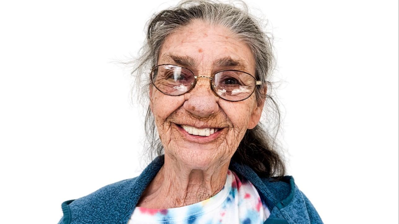 Pictured: Eva, an Aging 360 workshop alum