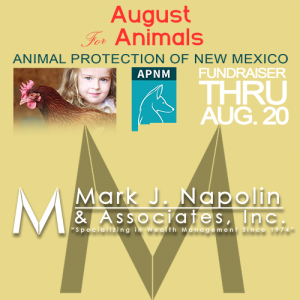 View Top Individual - 'Mark J. Napolin & Associates for ANIMAL PROTECTION OF NEW MEXICO' fundraiser page using image