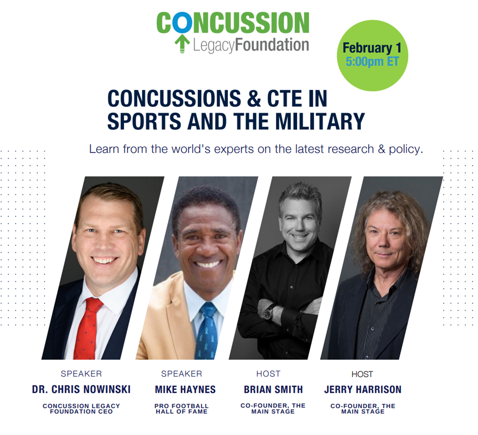 Concussions & CTE in Sports and the Military - Campaign