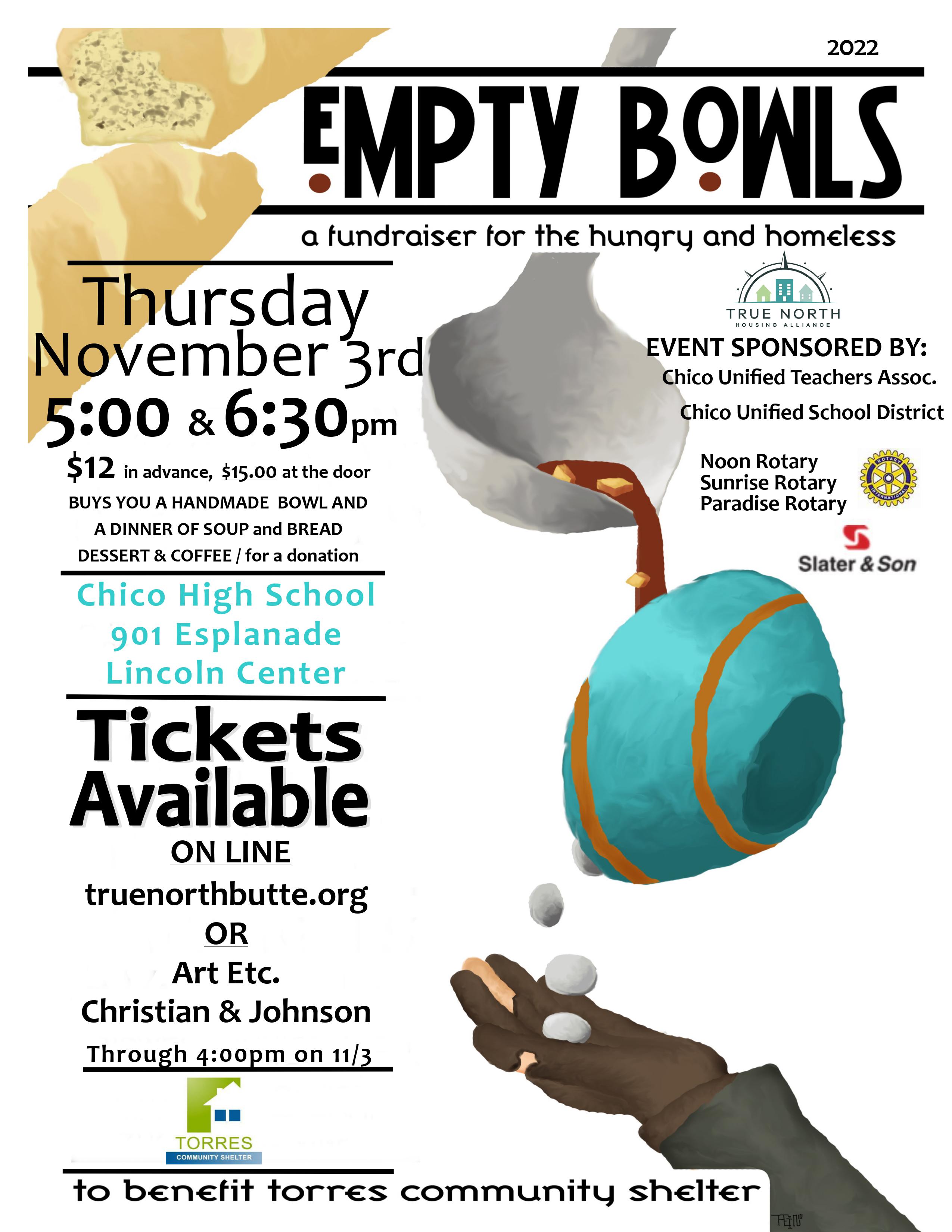 15th Annual Empty Bowls Fundraiser At Amherst Survival Center - Amherst Indy