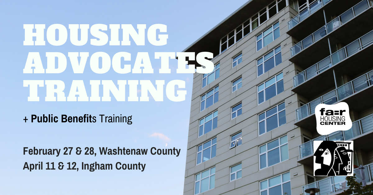 Housing Advocates Training Washtenaw Campaign