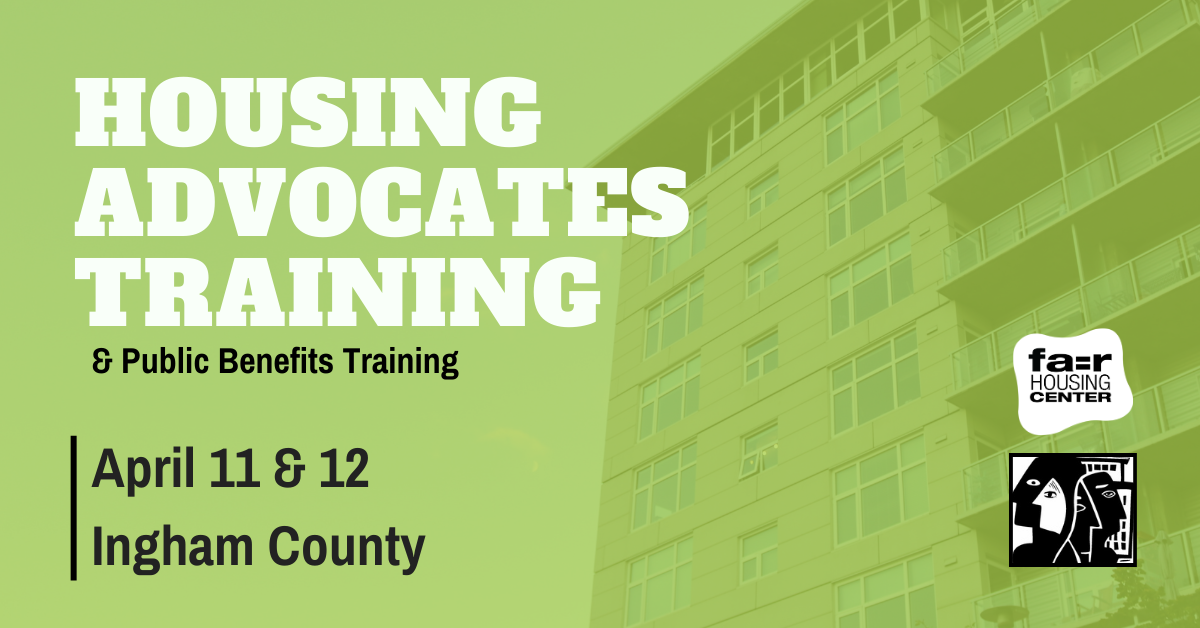 Housing Advocates Training Ingham Campaign