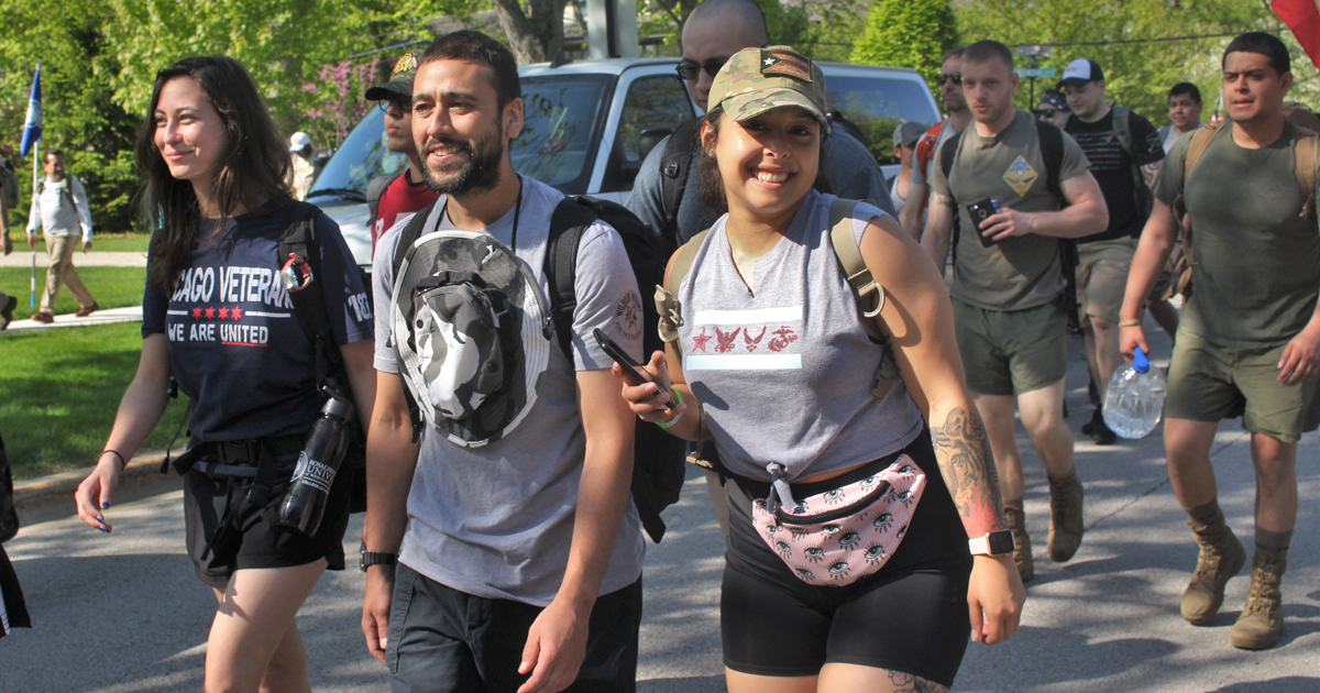 Chicago Veterans Ruck March 2023 Campaign
