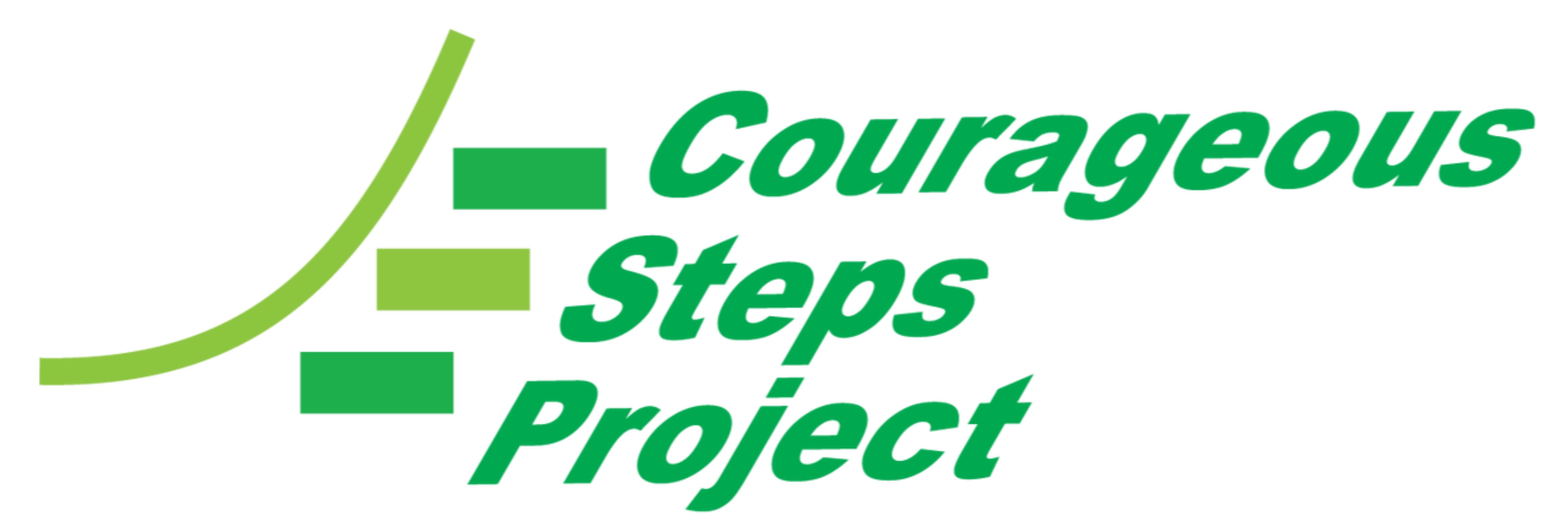 The Courageous Steps Project logo logo