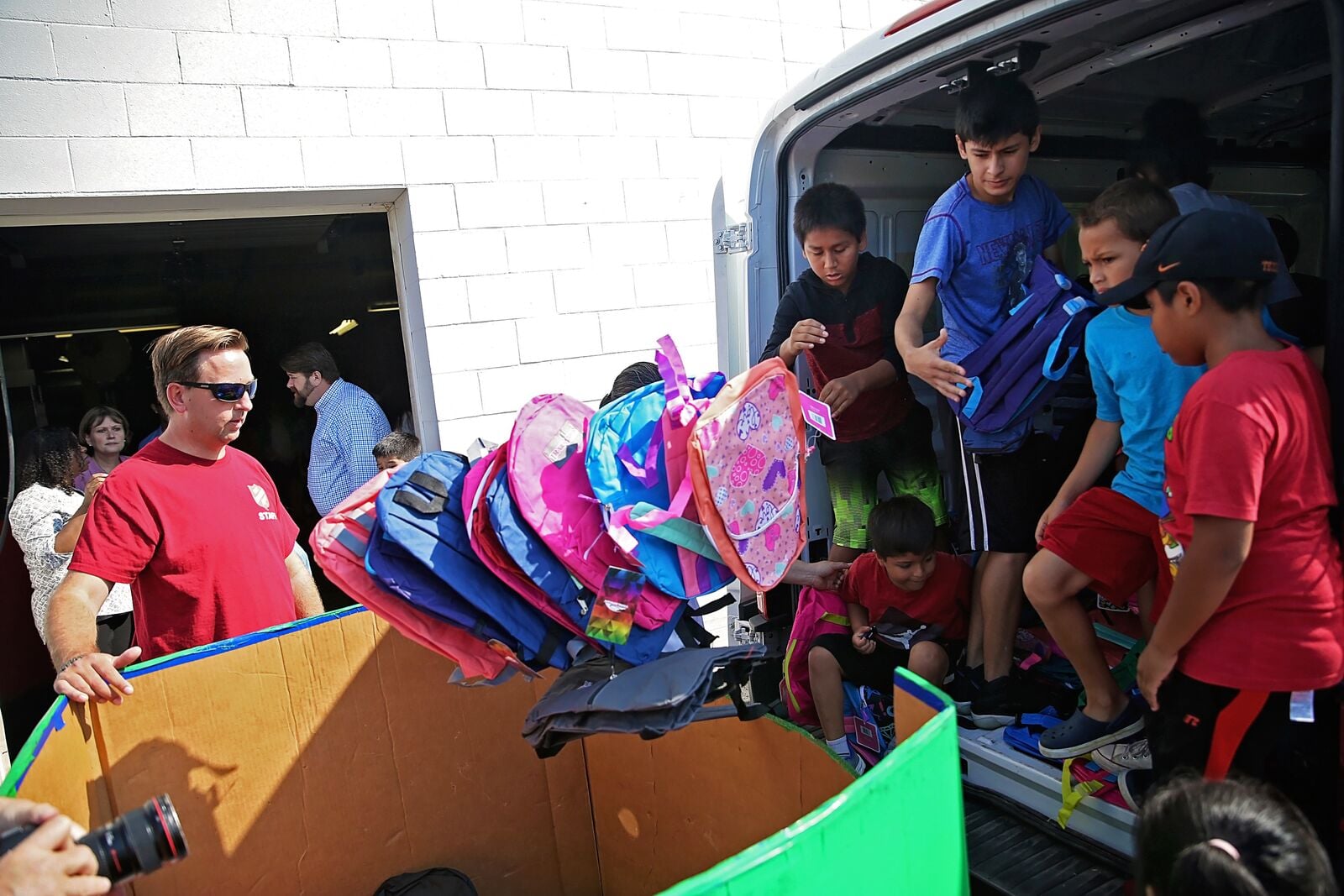 Back to school backpack and supply drive. The Salvation Army North and Central Illinois Division.