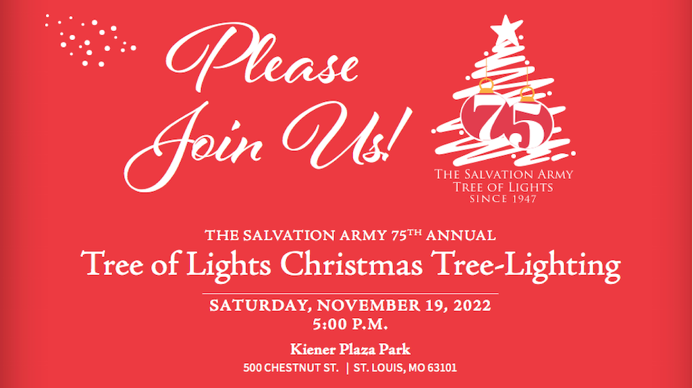 The Salvation Army Tree Of Lights 75th In 2022 - Campaign