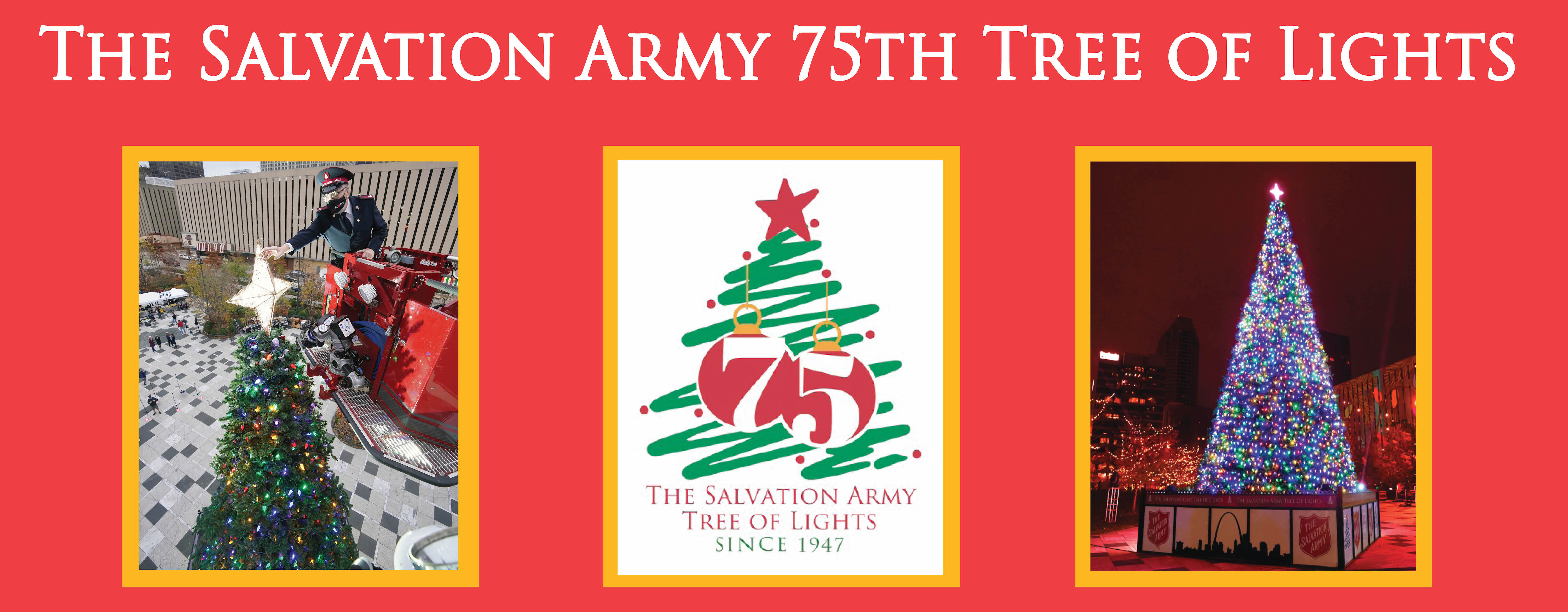 The Salvation Army Tree of Lights 75th in 2022 Campaign