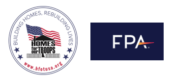 Homes For Our Troops - Fundraising logo logo