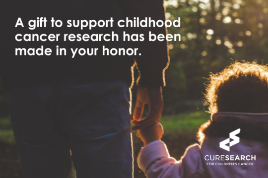 Donate to CureSearch for Children's Cancer