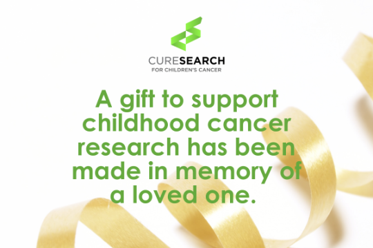 Donate to CureSearch for Children's Cancer