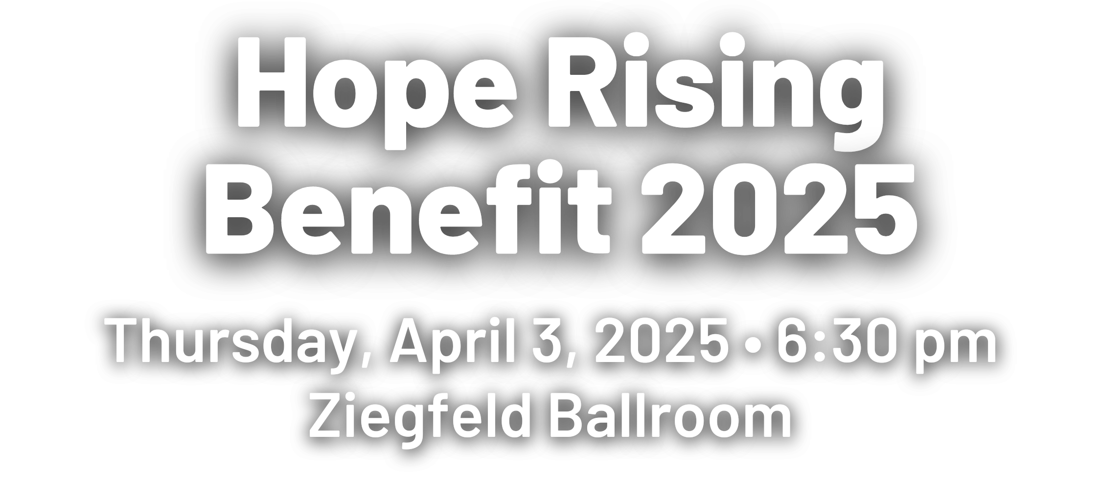 Hope Rising Together Buffalo Hope Rising Benefit 2025 (DEN) - Campaign