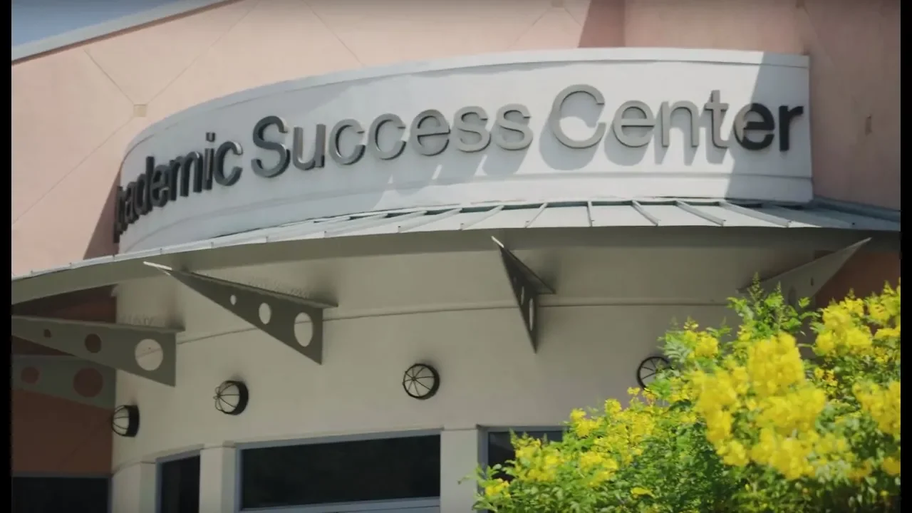 Exterior photo of the Academic Success Center