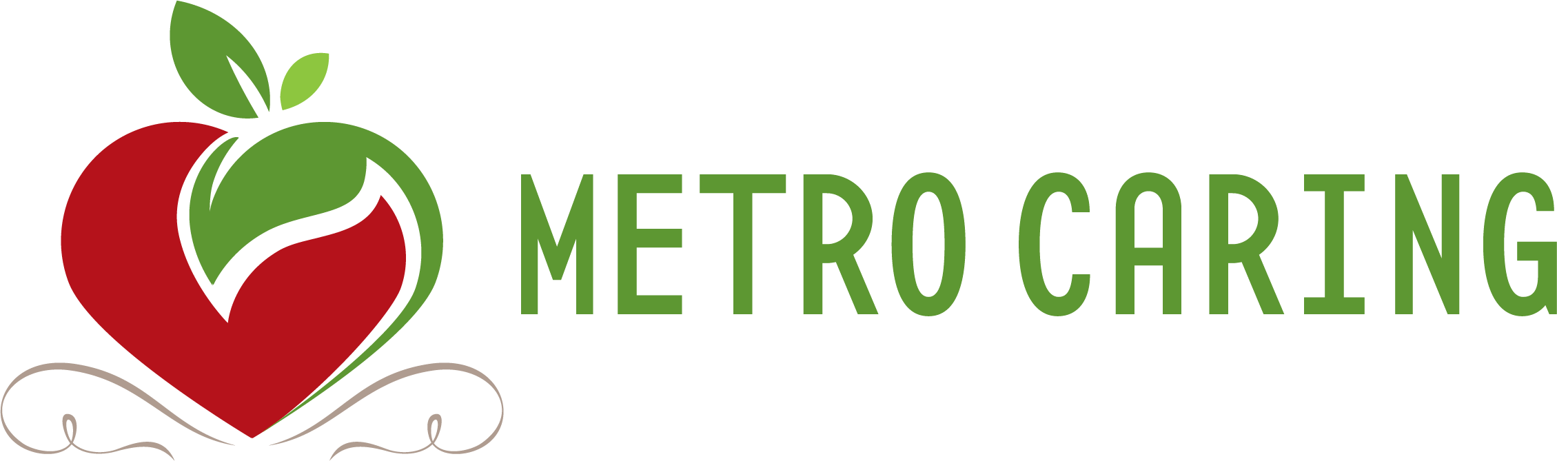 Metro Caring logo logo