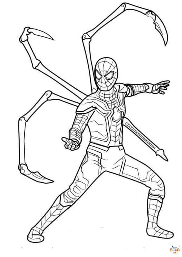 Wikiloc, 'Coloriage Spiderman Coloriages - Dessins à Imprimer et à  Colorier