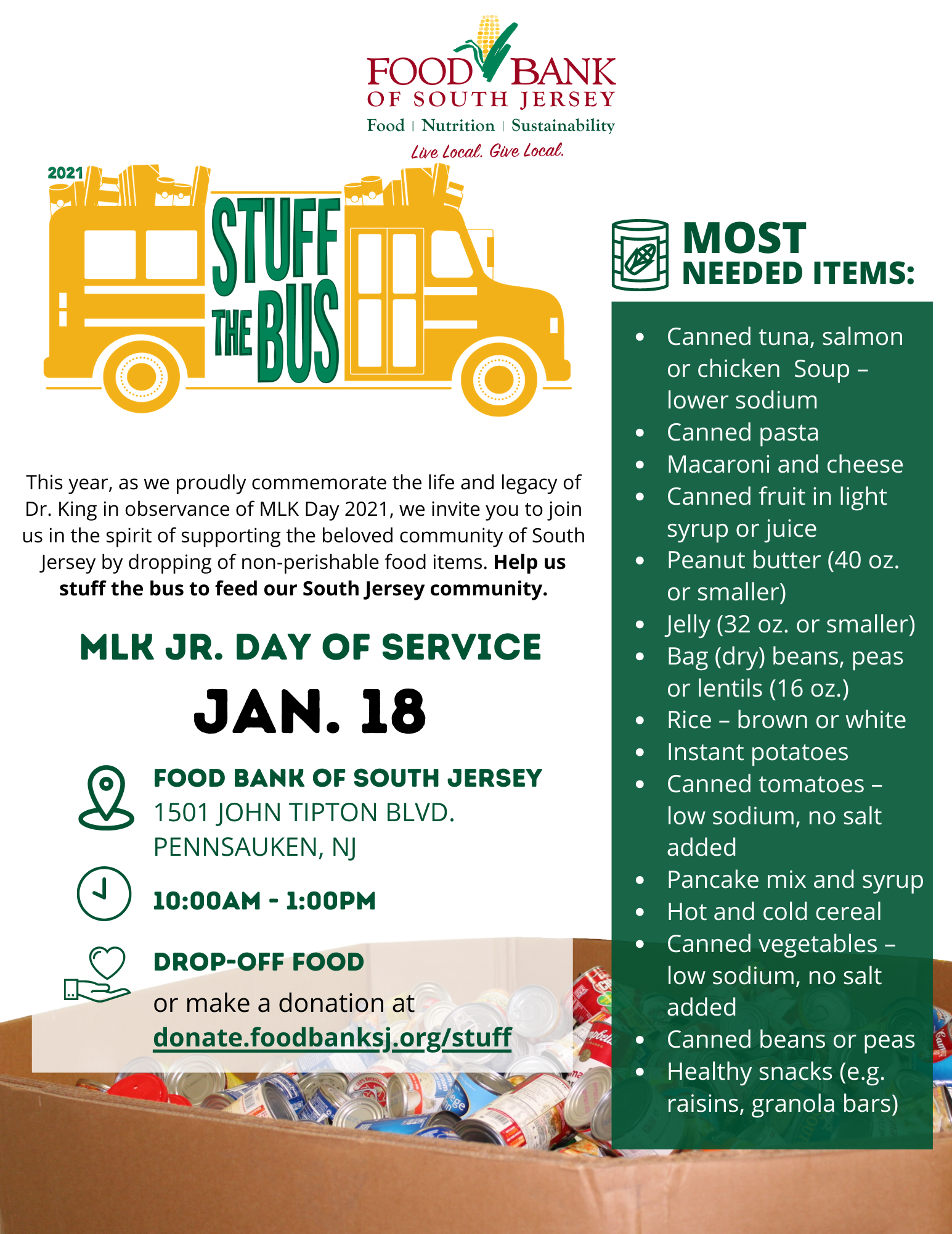 Stuff the Bus Campaign