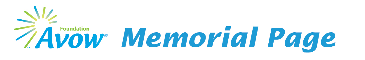 Go to the Avow Memorial Pages landing page