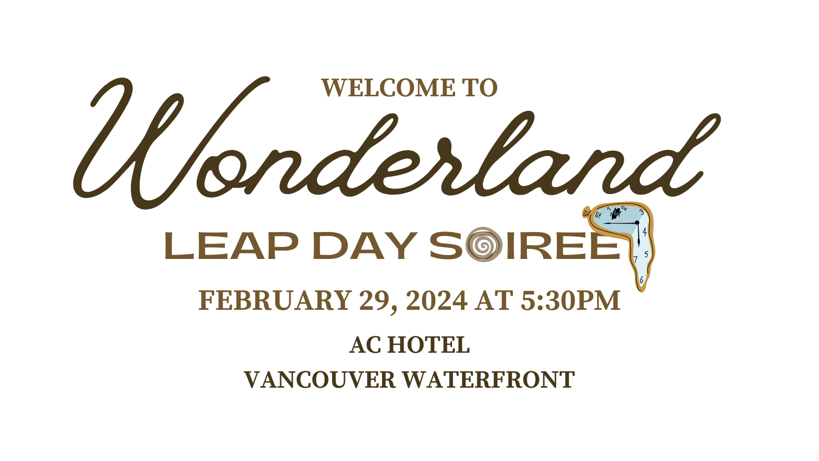 to Wonderland Leap Day Soiree 2024 Campaign