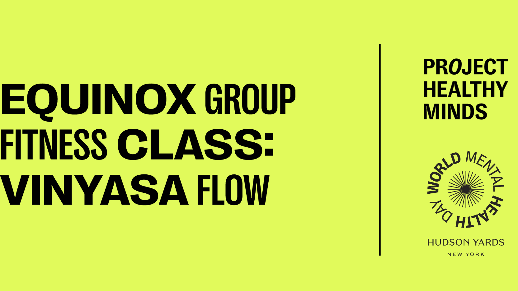 Equinox Group Fitness Class Vinyasa Flow Campaign