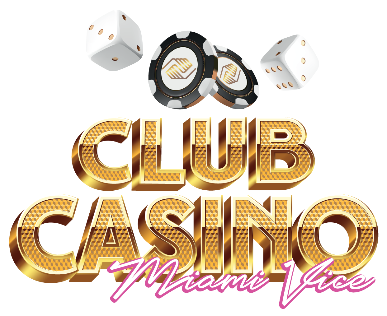 Club Casino 2025 Logo Miami Vice flat