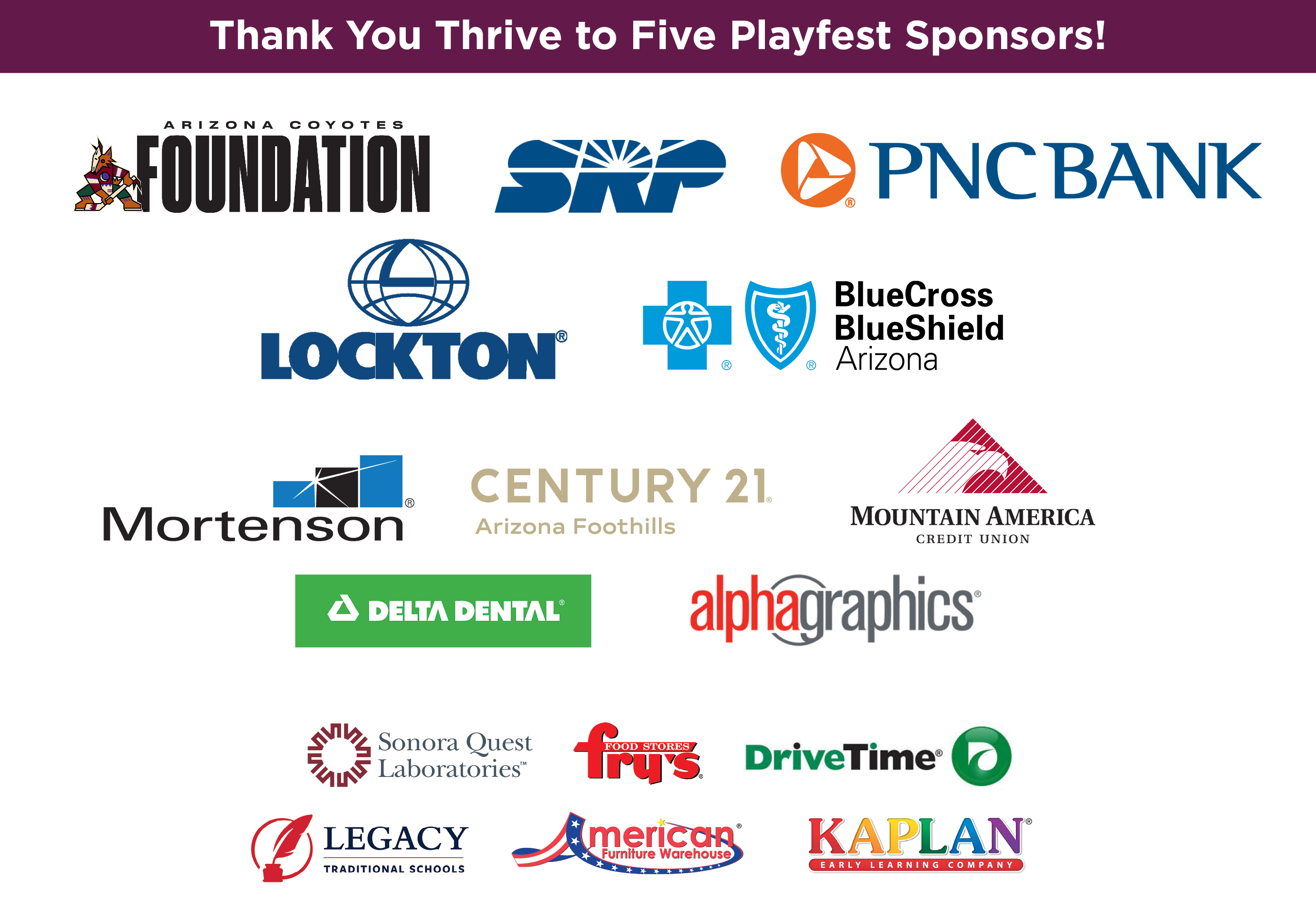 Thrive to Five Playfest 2024 Campaign