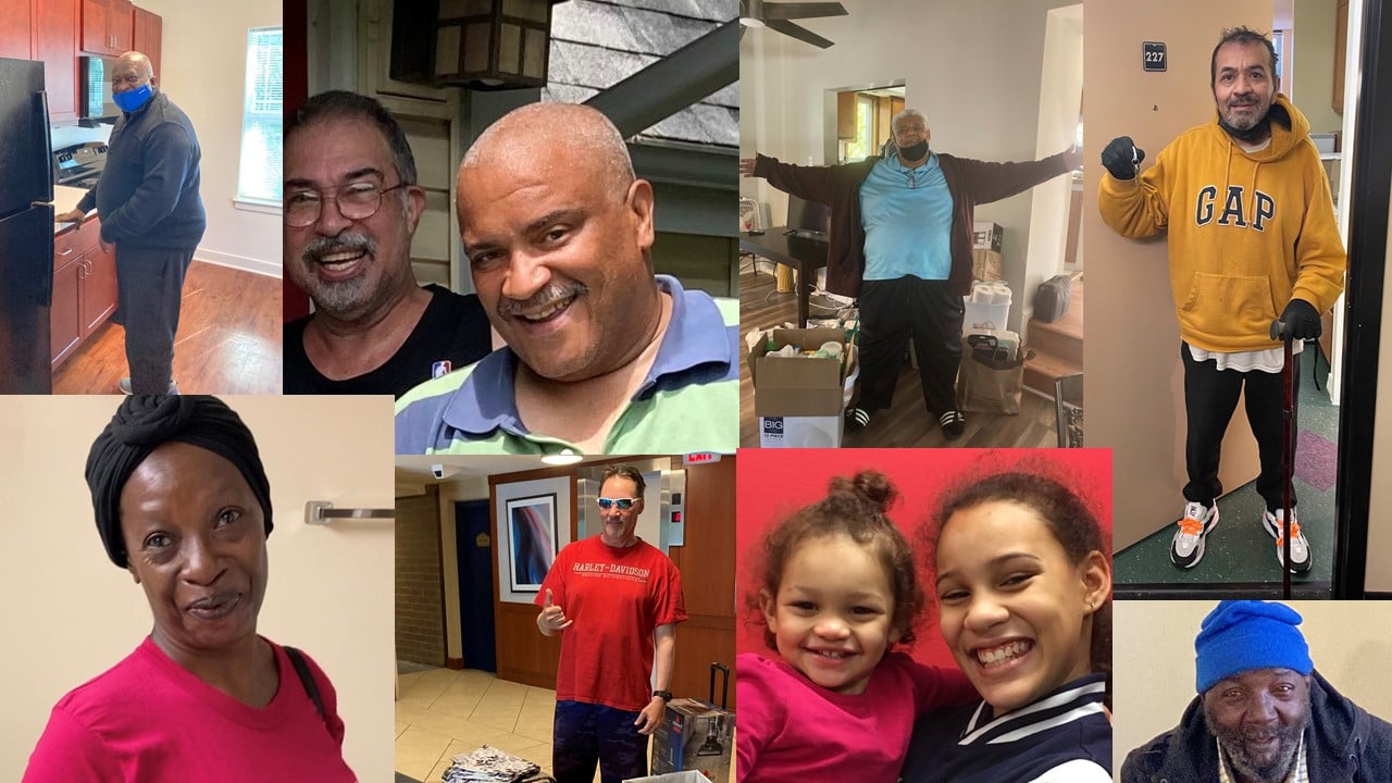 Ending homelessness brings smiles
