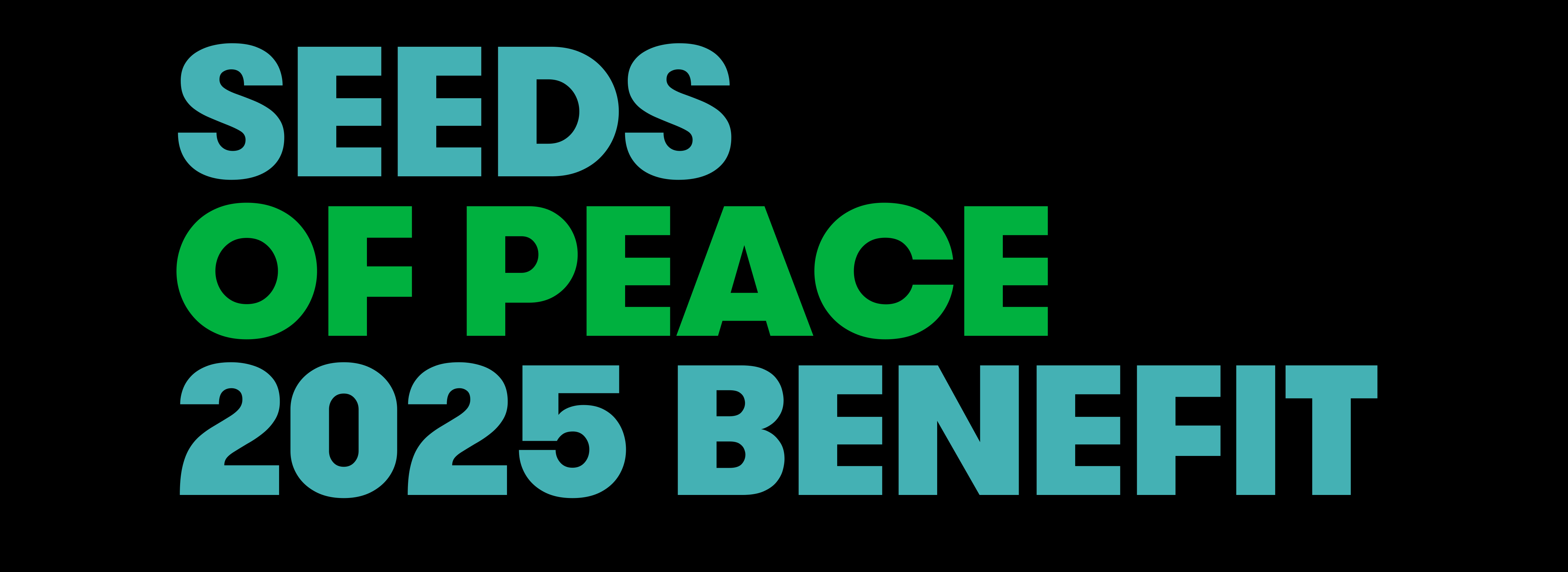 The Seeds of Peace 2025 Benefit - Campaign