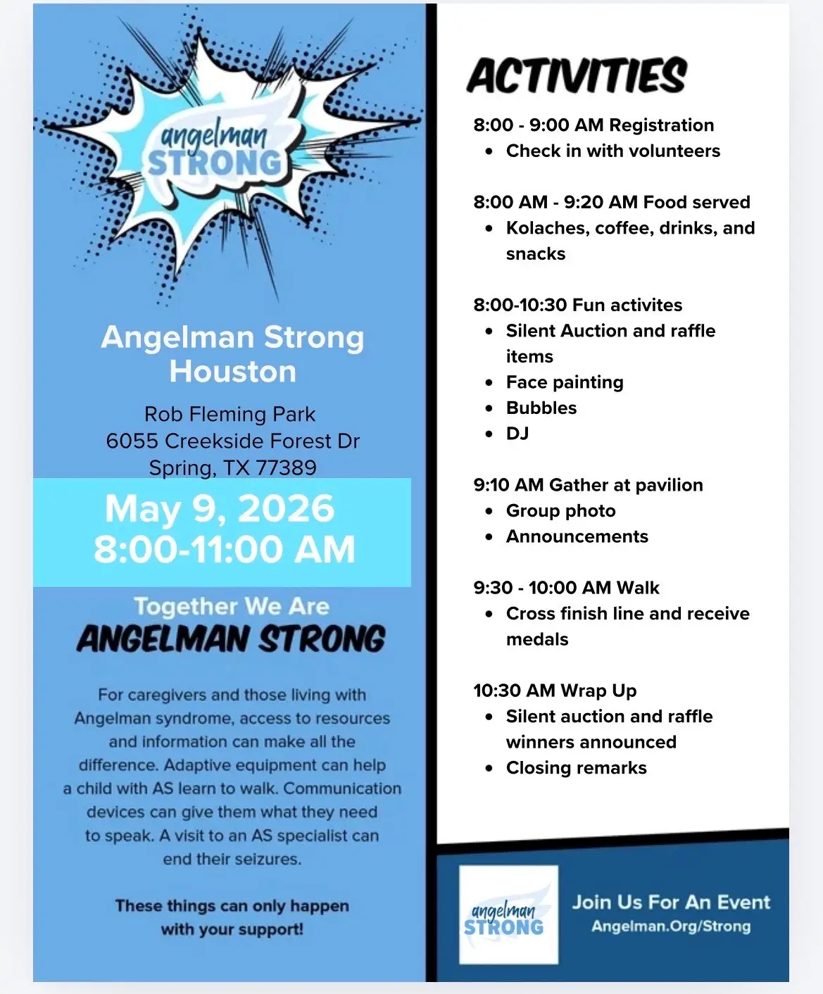 2026 Angelman Strong TX, Houston - Campaign