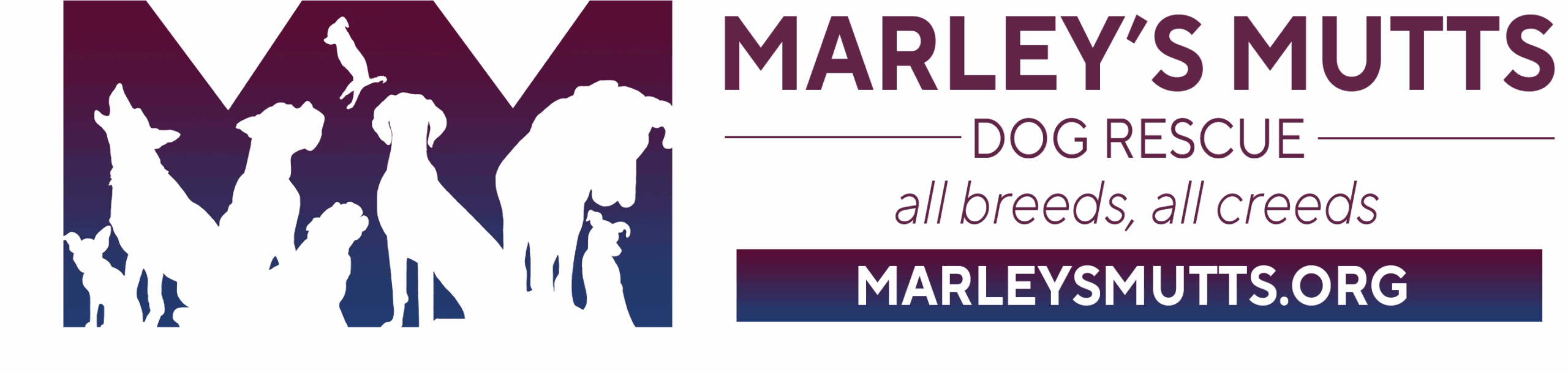 Marley's Mutts Dog Rescue logo logo