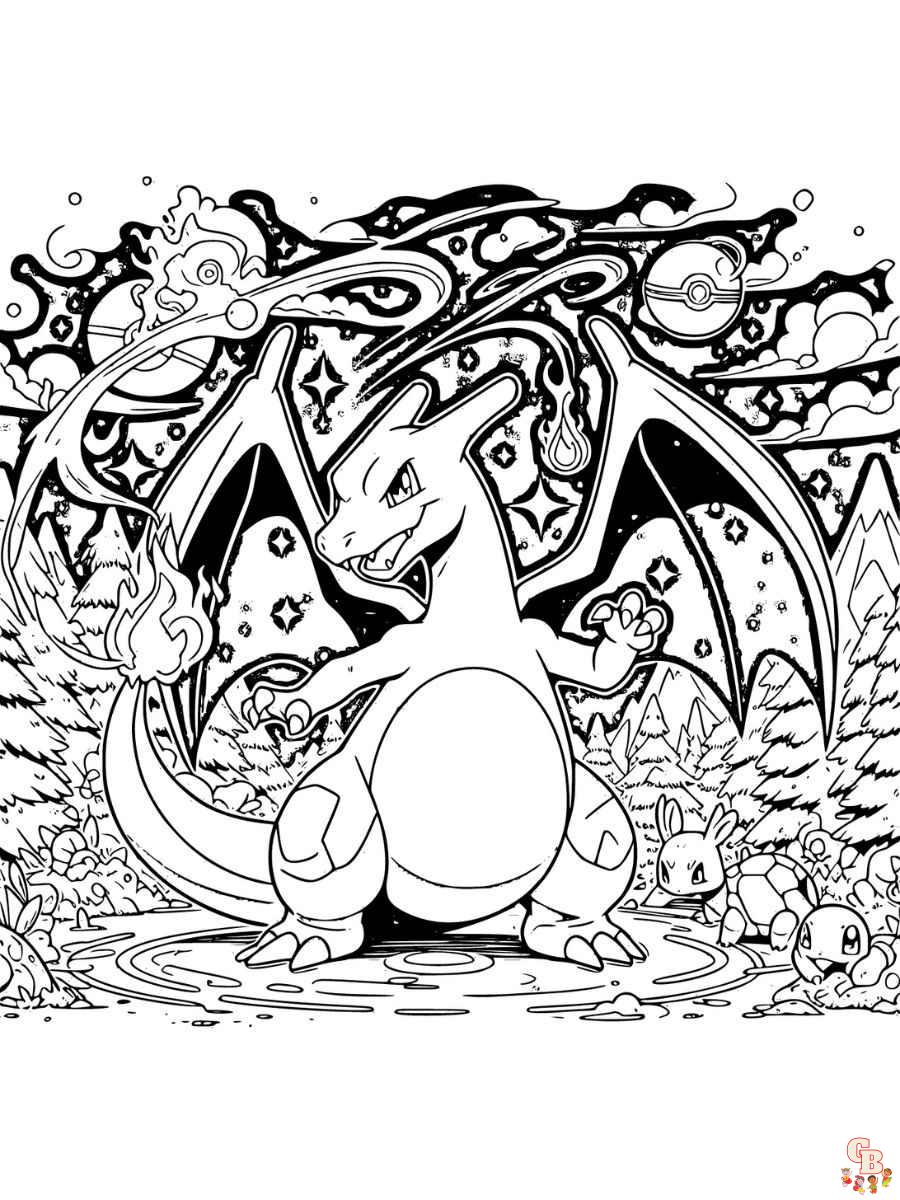 Adult Pokemon Coloring Pages 2025 