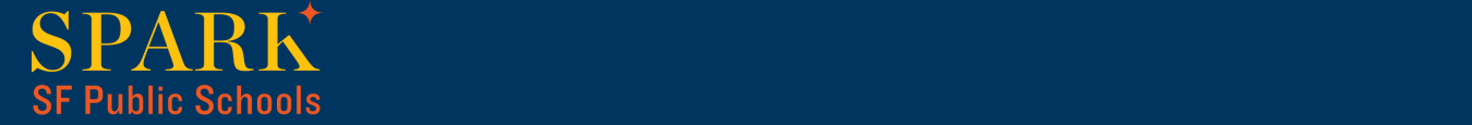 Spark* SF Public Schools logo logo