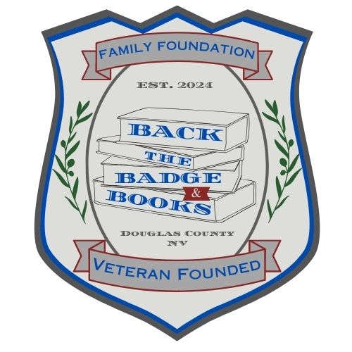 Back the Badge and Books Family Foundation logo logo